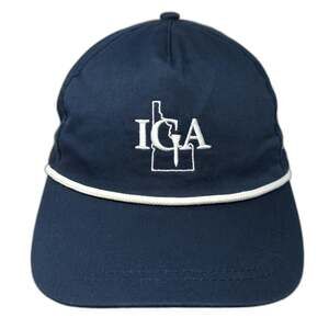 Port Authority 5 Panel Blue One Size Hat Rope Snapback Golf Idaho Team Idaho